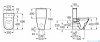 Roca Gap Rimless WC kompakt biały A3420N7000/A3410N0000/A801D22001